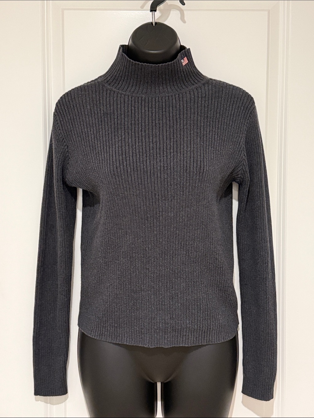 Ralph Lauren Polo Jeans Co. Ribbed Mock-neck Long Sleeved Sweater